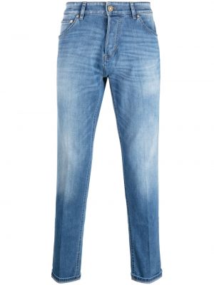Slim fit priliehavé skinny fit džínsy Pt Torino modrá