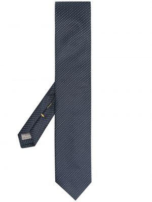 Corbata de tejido jacquard Canali azul