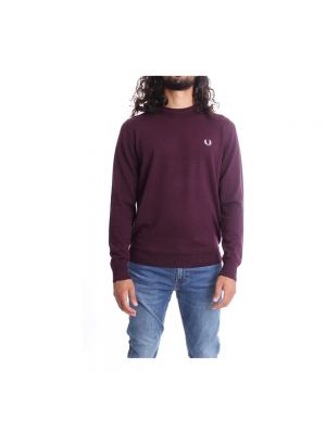 Sweter Fred Perry, fioletowy