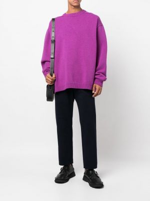 Pull en tricot oversize Studio Nicholson violet