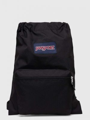 Чорний рюкзак з аплікацією Jansport
