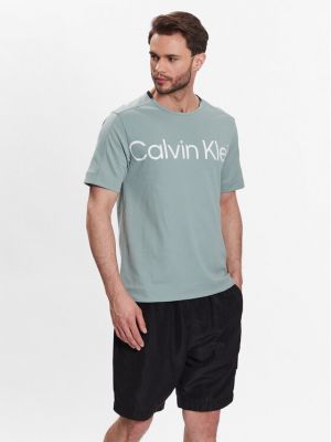 T-shirt Calvin Klein Performance verde