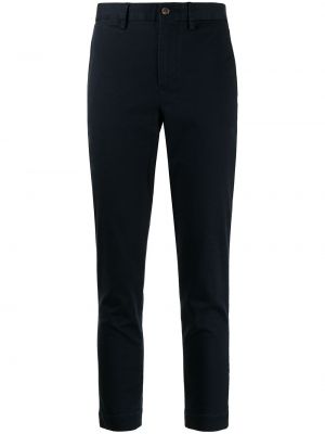 Pantalones rectos ajustados ajustados slim fit Polo Ralph Lauren azul