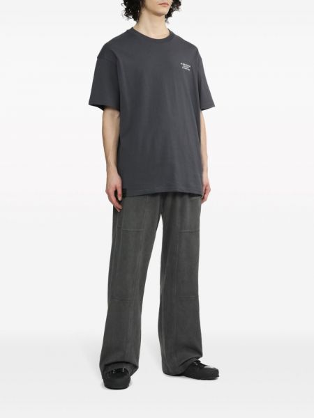 Bavlněné sportovní kalhoty Izzue šedé