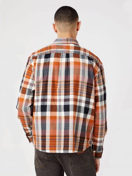 Рубашка Wrangler оранжевая