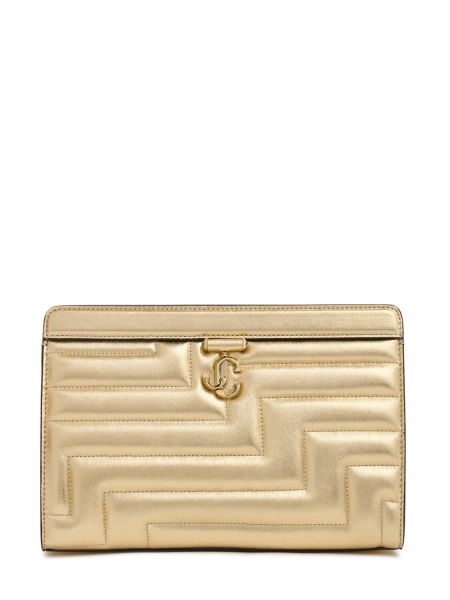 Quiltet taske Jimmy Choo guld