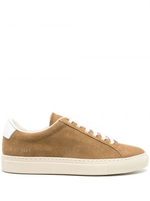 Sneakers σουέντ Common Projects καφέ