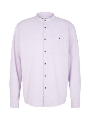 Rifľová košeľa Tom Tailor Denim - fialový
