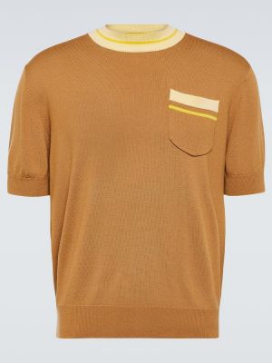Vilnonis polo marškinėliai King & Tuckfield smėlinė