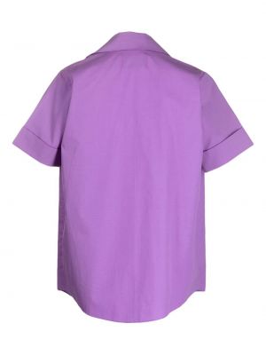 Bavlněná košile Bambah fialová