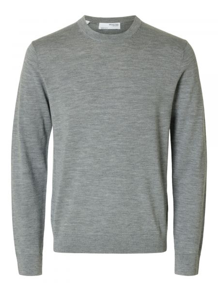 Pullover Selected Homme grå