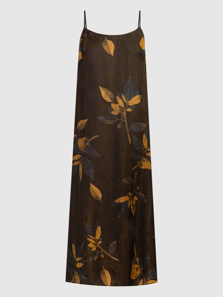 Сукня з принтом Uma Wang коричнева