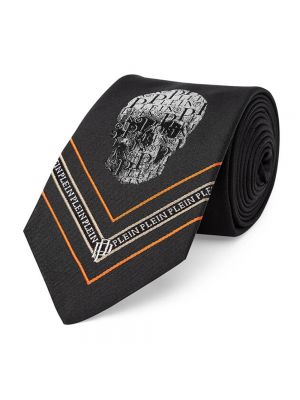 Krawat Philipp Plein czarny