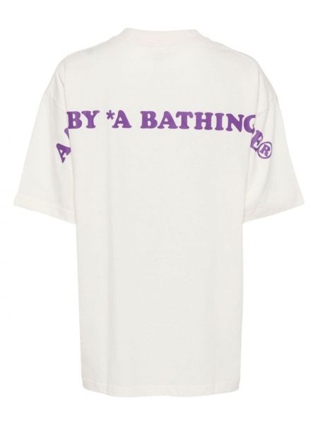 T-shirt aus baumwoll Aape By *a Bathing Ape® weiß