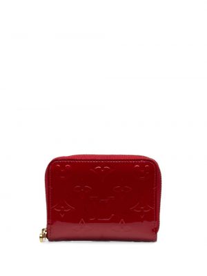 Portefeuille vernie Louis Vuitton rouge