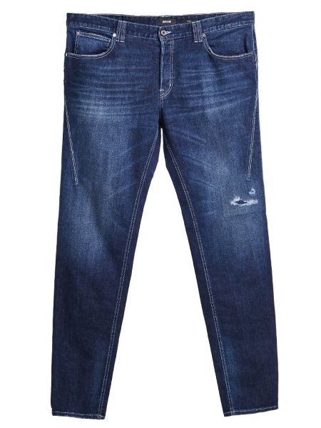 Proste jeansy Just Cavalli niebieskie