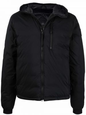 Dūnu jaka ar spalvām ar kapuci Canada Goose melns