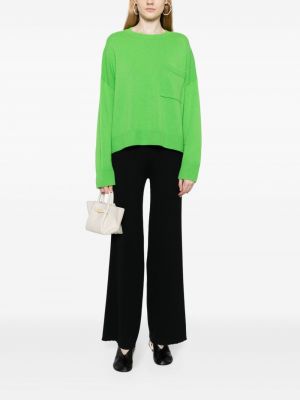 Sweter z kaszmiru Lisa Yang zielony