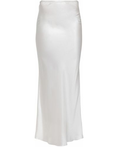 Krepové saténové dlouhá sukně Saint Laurent