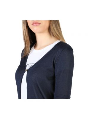 Cárdigan de tela jersey Armani azul