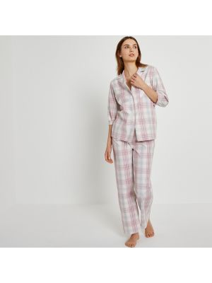 Pijama a cuadros de franela La Redoute Collections