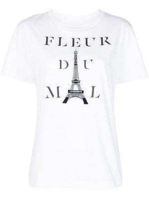 Camiseta Fleur Du Mal blanco