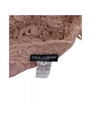 Falda de algodón Dolce & Gabbana Pre-owned beige