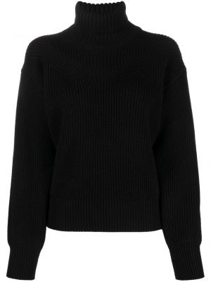 Chunky vlnený sveter P.a.r.o.s.h. čierna