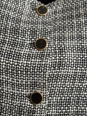 Tweed mini ruha Reformation fekete
