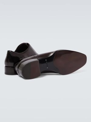 Zapatos oxford de cuero Tom Ford marrón