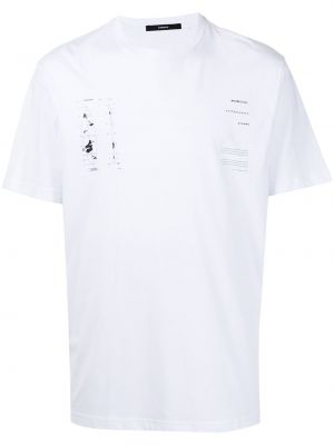 Тениска с принт Stampd бяло