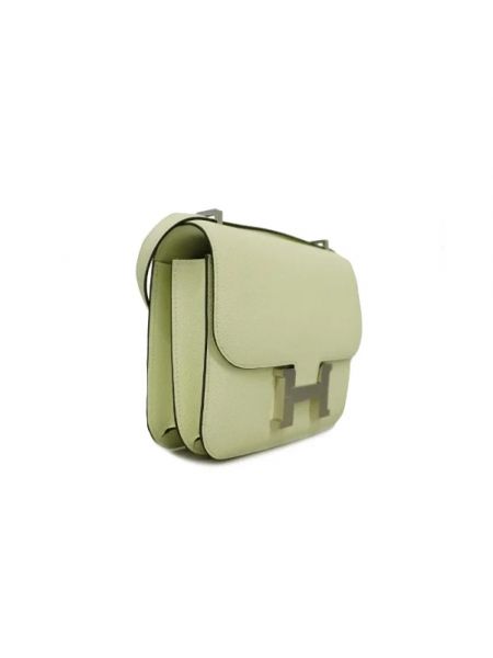 Bolso cruzado de cuero Hermès Vintage verde