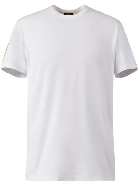 Βαμβακερή μπλούζα Hogan λευκό