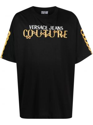 Pamut póló Versace Jeans Couture