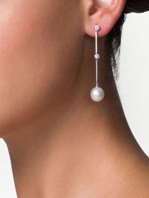 Ohrring mit perlen Autore Moda silber