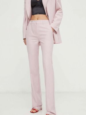 Pantaloni cu talie înaltă Marella roz