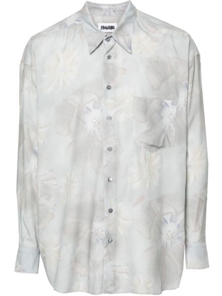 Košulja s cvjetnim printom s printom Magliano siva