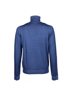 Jersey cuello alto de lana Etro azul