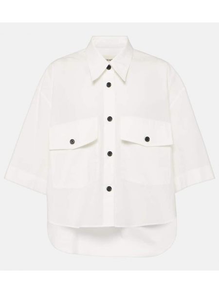 Βαμβακερό πουκάμισο Khaite λευκό
