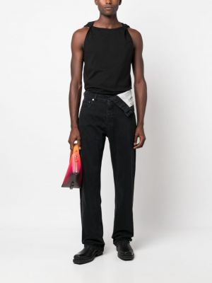 Asymmetrische straight jeans Y/project schwarz