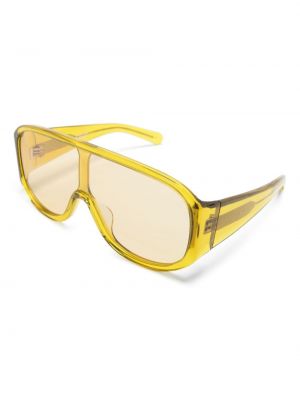 Oversize sonnenbrille Flatlist gelb