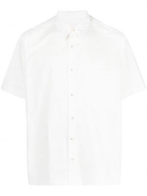 Βαμβακερό πουκάμισο Nanushka λευκό