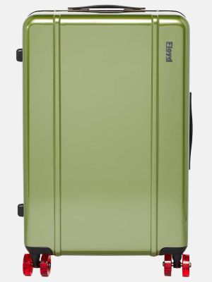 Kostkovaný kufr Floyd zelený