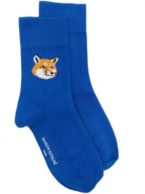 Sockor Maison Kitsuné blå