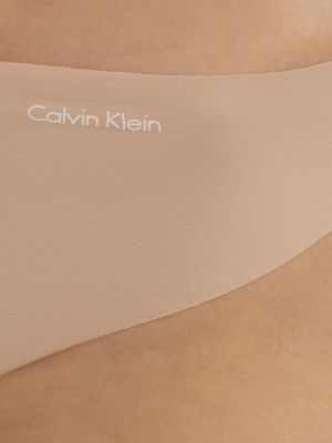 Stringi Calvin Klein Underwear beżowe