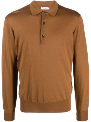 Vilnonis polo marškinėliai Pt Torino ruda