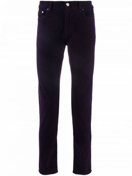 Pantalones rectos de pana Pt05 violeta