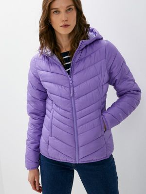 Фиолетовая утепленная демисезонная куртка Tom Tailor