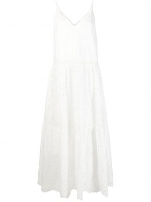 Šaty s výstřihem do v Ivy & Oak bílé