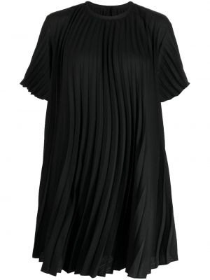 Плисирана мини рокля Jnby черно